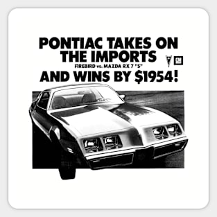 PONTIAC FIREBIRD - advert Sticker